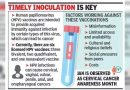 HPV लसीकरणाचा संकोच गर्भाशय ग्रीवा आणि संबंधित कर्करोग दूर करण्यात सर्वात मोठा अडथळा
